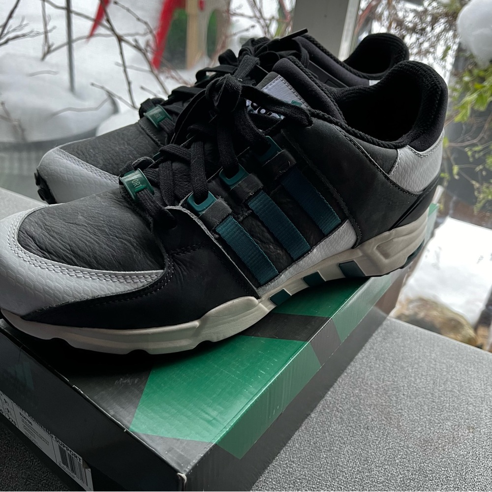 Adidas EQT sneaker camo colorway deadstock.